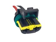 Conector 2 Vias Eletr.Vent.Palio 16V, Tempra, GM