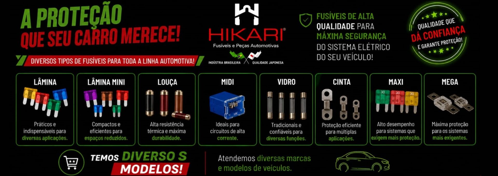 Banner Fusíveis Hikari