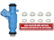 Reparo / Kit do Bico Injetor Bosch Arruelas (Superior / Inferior) Bico Roxo