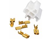 Conector Kit para Rele 5 Vias Fêmea Com Terminal 6,3mm - Porta Reles Sem Fios - 11391