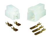 Conector Kit 3 Vias Macho/Fêmea 6,3mm Com Terminais - 4229