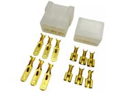 Conector Kit 6 Vias Macho/Fêmea 6,3mm Com Terminais - 4235