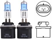 Lâmpada H27-1 27W 12V (880) Super Branca 4200K - Par
