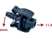 Conector Mangueira Retorno Radiador 11,3 X 8,0mm-Reto