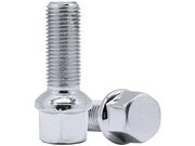 Parafuso de Roda Fusca, Brasília Cromado Longo M 14 X 1,50 X 35 mm / Chave 19 Jogo c/ 16 pçs