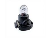 Lâmpada com Soquete Preto 12V Base/Soquete Preto/Baixo Lâmpada Cor Cristal -Painel Instrumento Honda