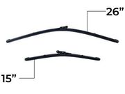 Palheta Flex 26/15" Punto, Linea, Sonic, Omega 08/13, Peugeot 208, 2008, HB20 19/...