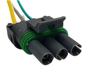 Conector 3 Vias Sonda Lambda Vectra, Omega, Astra Imp. Blazer V6, Silverado, Clio, Megane, R19