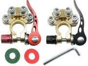 Terminal de Bateria Sapinho com Engate Rápido - Positivo(Vermelho) / Negativo(Preto) - PAR - 9572